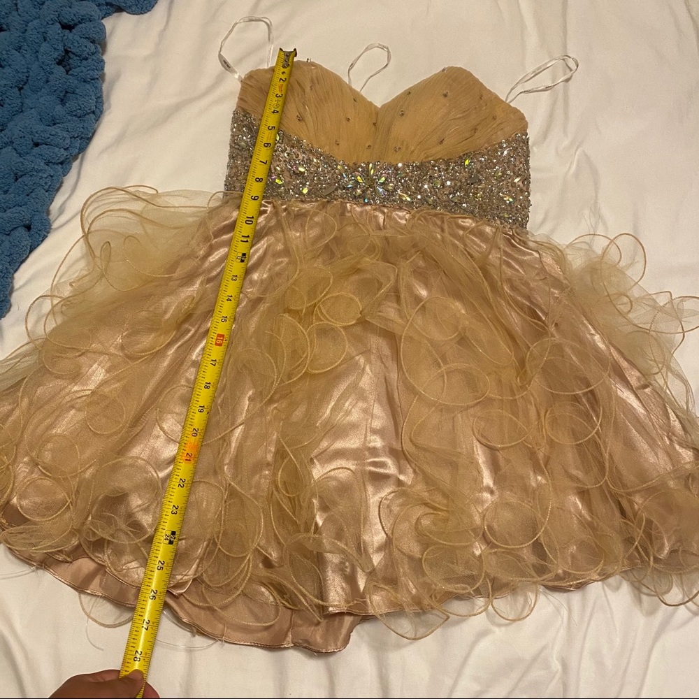 Cocktail dress beige fancy - Picture 5 of 5